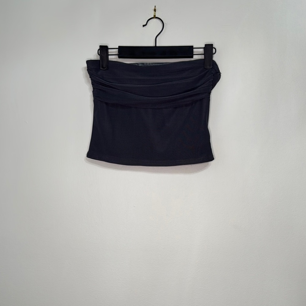 Edikted Grey Mesh Tube Top New without tag